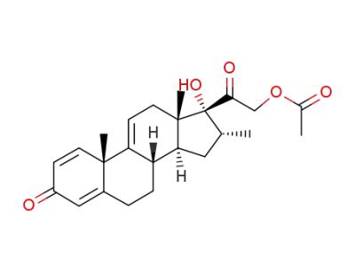 17α,21-dihydroxy-16α-methyl-1,4,9(11)-pregnatriene-3,20-dione 21-acetate