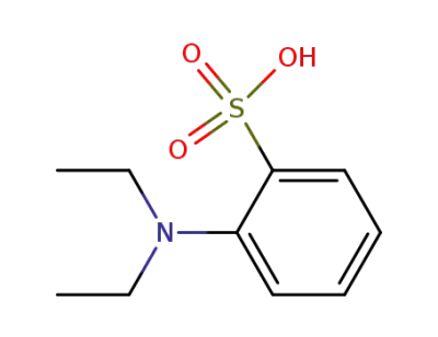 o-diethylaminobenzenesulfonic acid