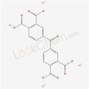 trilithium hydrogen 4,4'carbonylbisphthalate