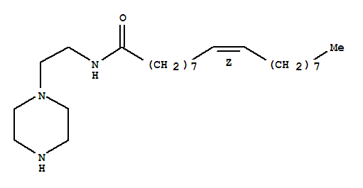 (Z)-N-[2-(1-piperazinyl)ethyl]-9-octadecenamide