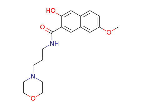3-hydroxy-7-methoxy-N-[3-(morpholino)propyl]naphthalene-2-carboxamide