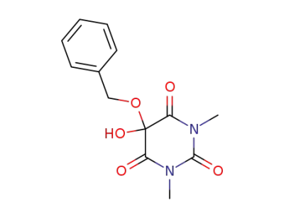 5-benzyloxy-5-hydroxy-1,3-dimethyl-barbituric acid
