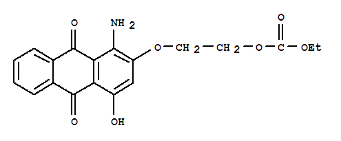 2-[(1-amino-9,10-dihydro-4-hydroxy-9,10-dioxo-2-anthryl)oxy]ethyl ethyl carbonate