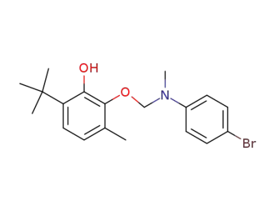 2-(N-p-bromophenyl-N-methylamino)methoxy-6-tert-butyl-3-methylphenol