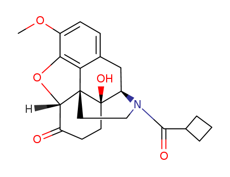 (5alpha)-17-(cyclobutylcarbonyl)-4,5-epoxy-14-hydroxy-3-methoxymorphinan-6-one