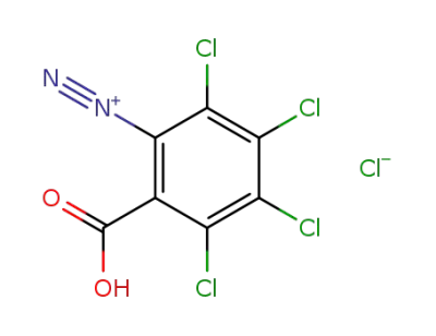 2-carboxy-3,4,5,6-tetrachlorobenzendiazonium chloride