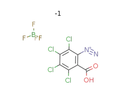 2-carboxy-3,4,5,6-tetrachlorobenzenediazonium fluoroborate